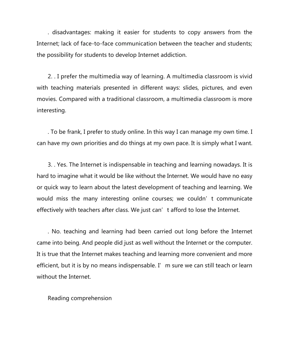 新视野大学英语1第三版读写教程答案_第2页