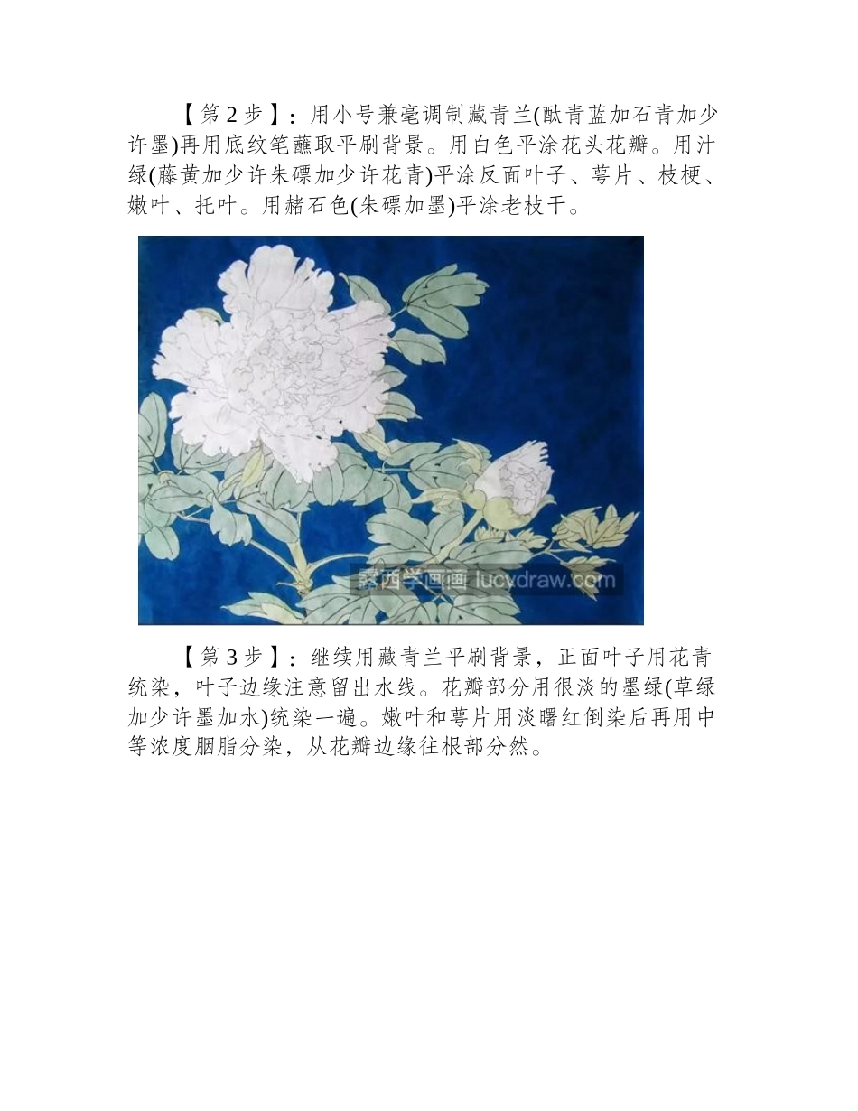 玉堂春怎么画_有哪些绘画步骤_工笔画教程_第2页