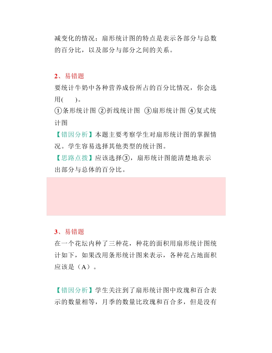 小学六年级数学下册易错题精选学习巩固 _第2页