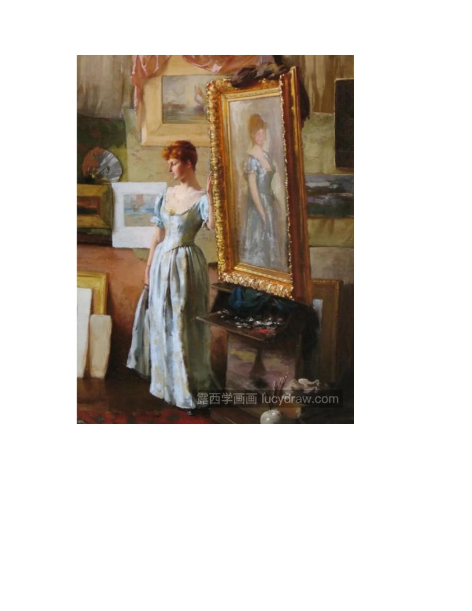 油画作品欣赏，如何画油画人物_油画作品_第2页