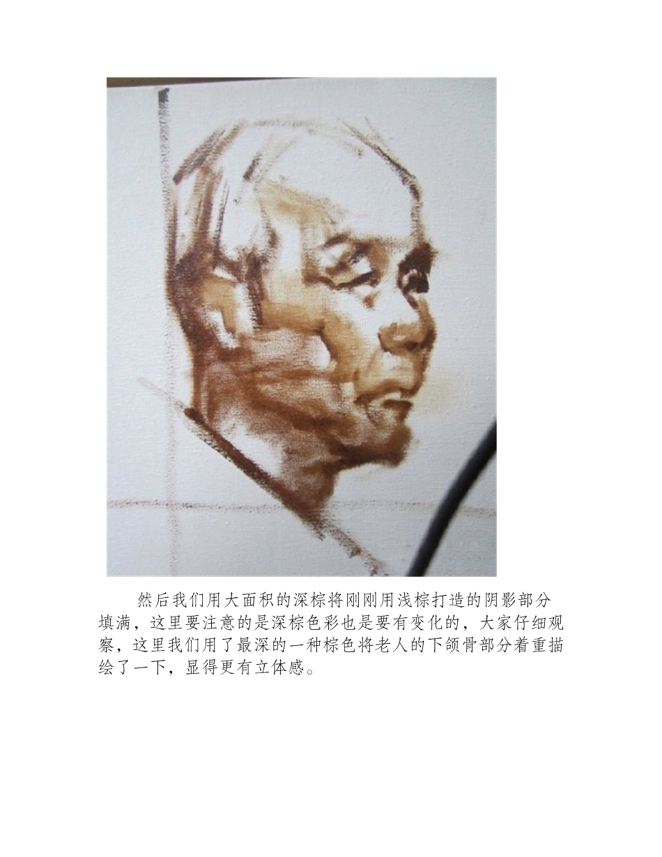 油画老人头像教程油画教程_第2页