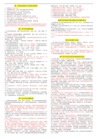 中药学综合知识与技能