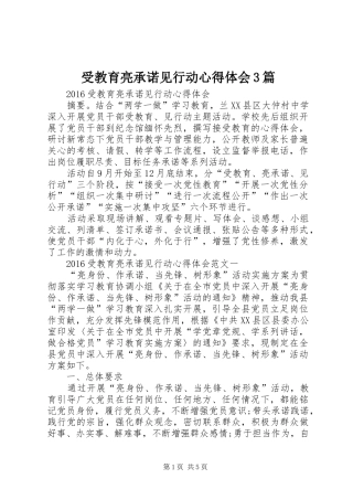 受教育亮承诺见行动心得体会3篇 (4)