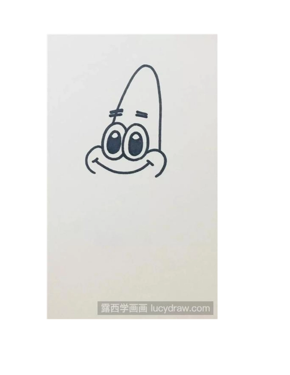 怎样画派大星简笔画简笔画教程_第2页