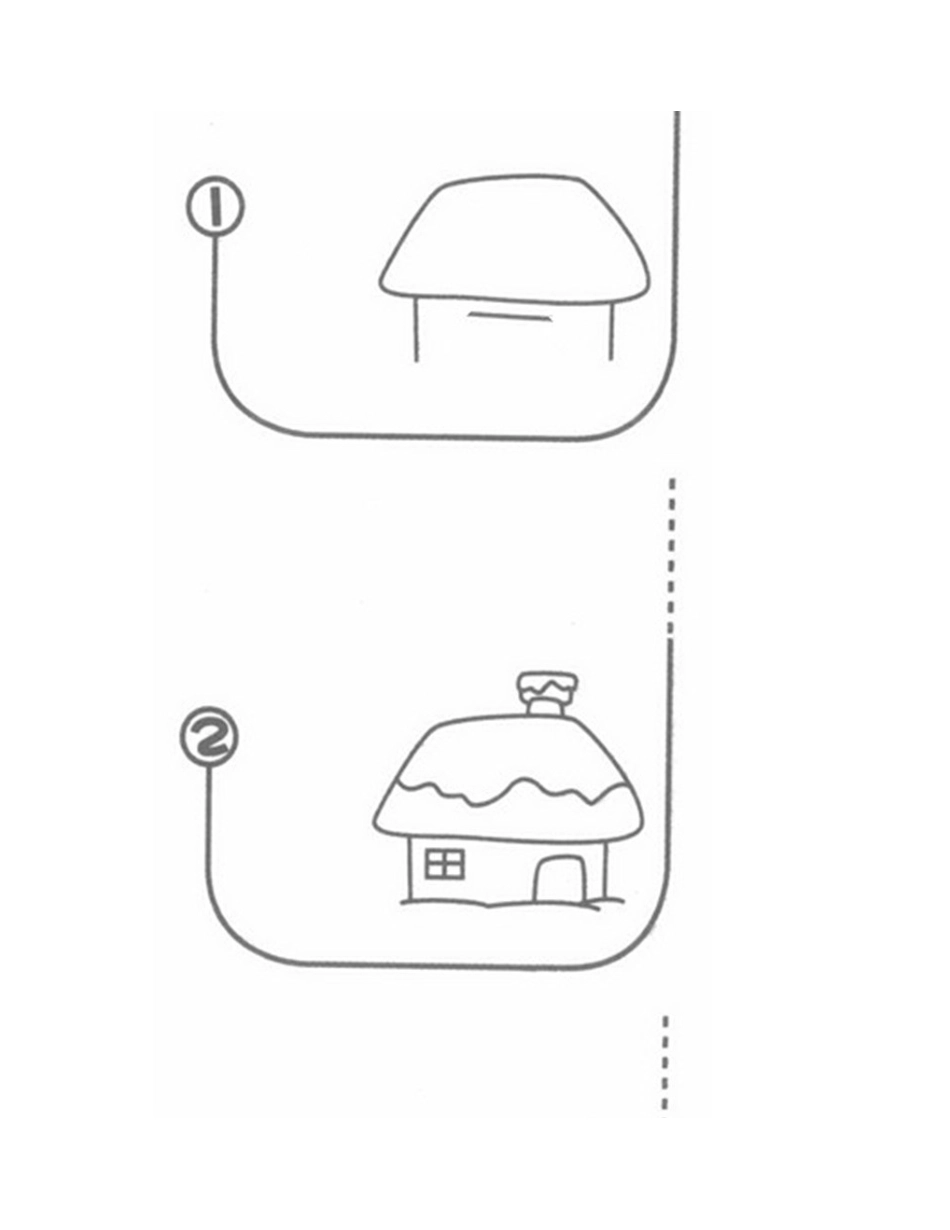 怎么画房子简笔画_简笔画教程1_第2页