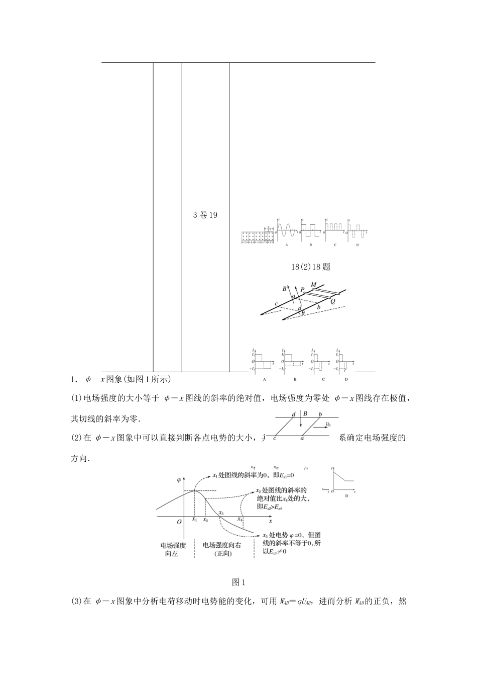 （通用版）高考物理二轮复习 专题七 物理图象问题 第2课时 电学图象问题讲义-人教版高三全册物理教案_第2页