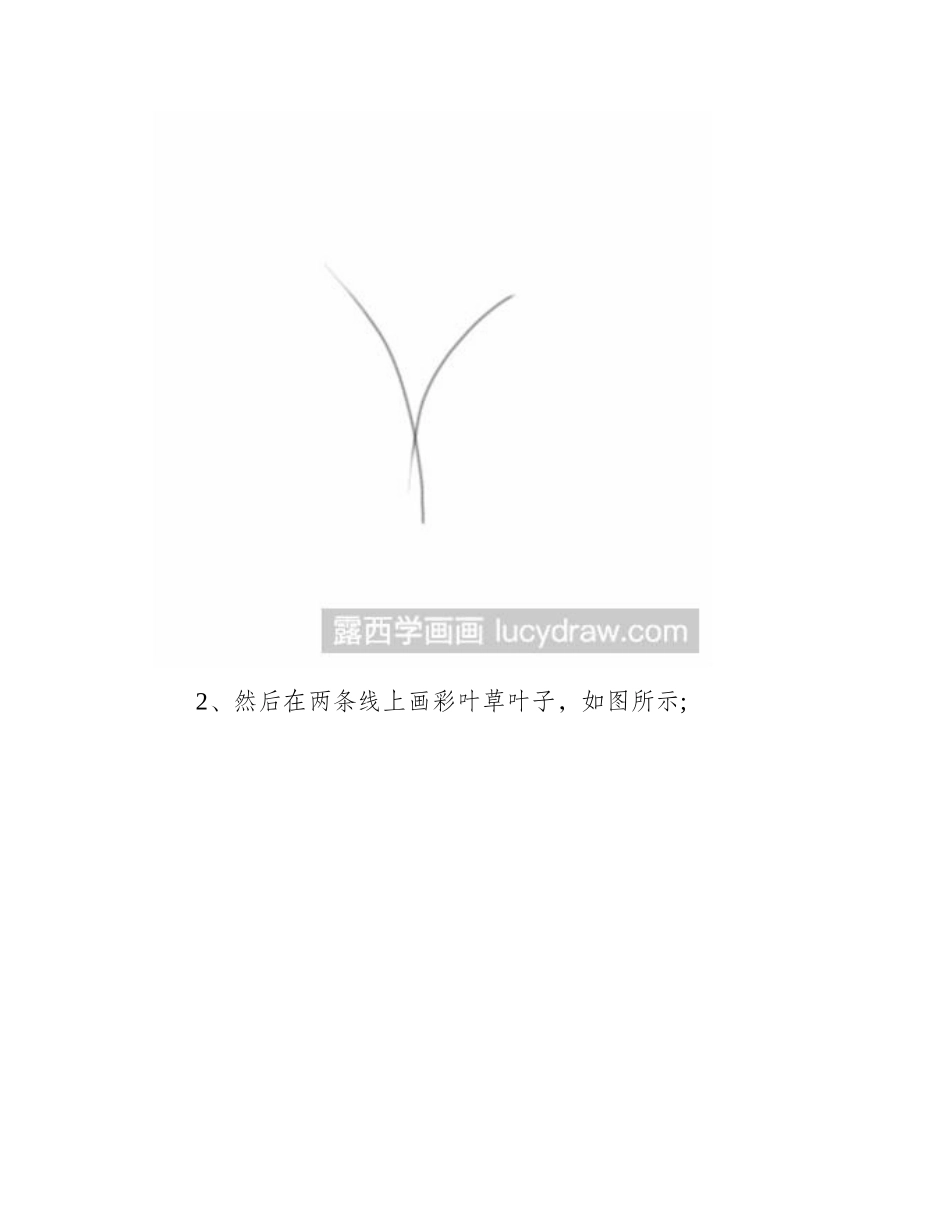 教你画彩叶草儿童画教程_第2页