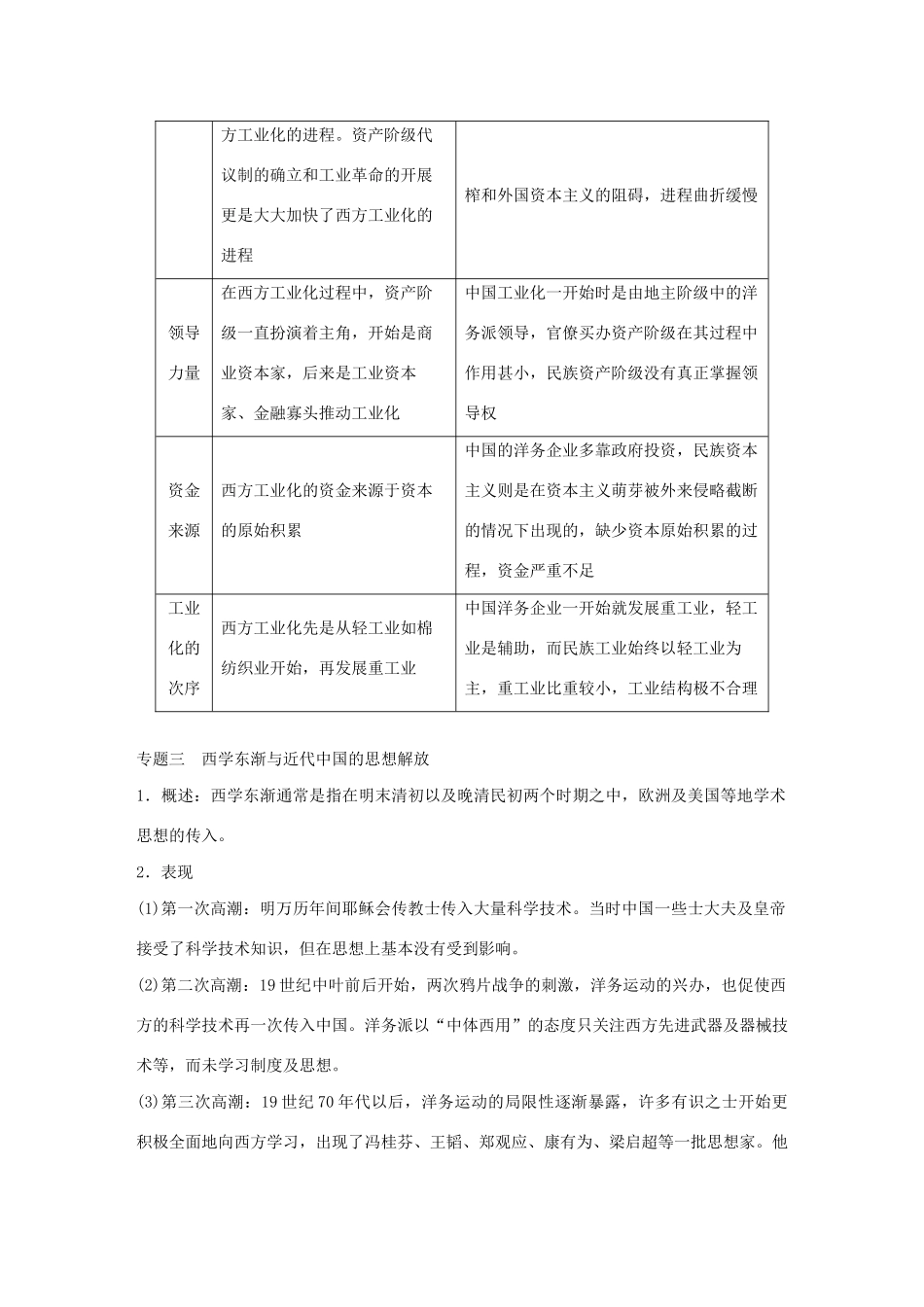 （通史版）版高考历史大一轮复习 第六单元 晚清时期的中国单元综合提升教案（含解析）新人教版-新人教版高三全册历史教案_第3页