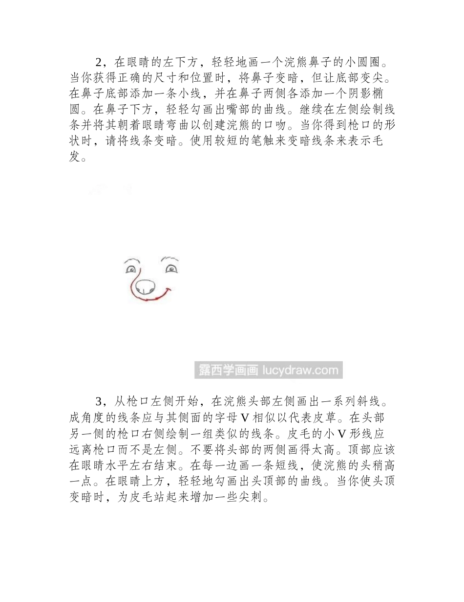 浣熊的卡通画法漫画教程_第2页