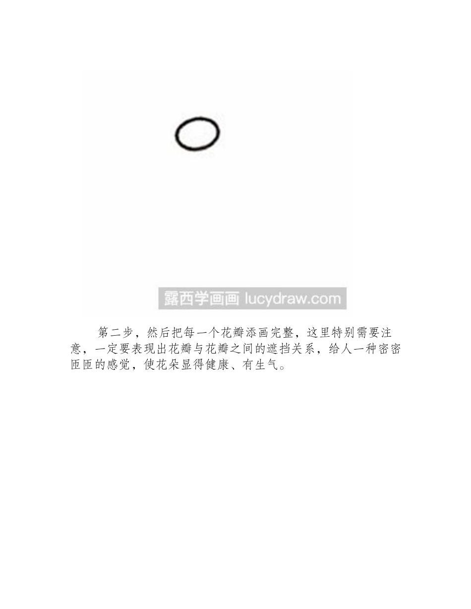 绘画教程：如何画一朵彩色的菊花儿童画教程_第2页