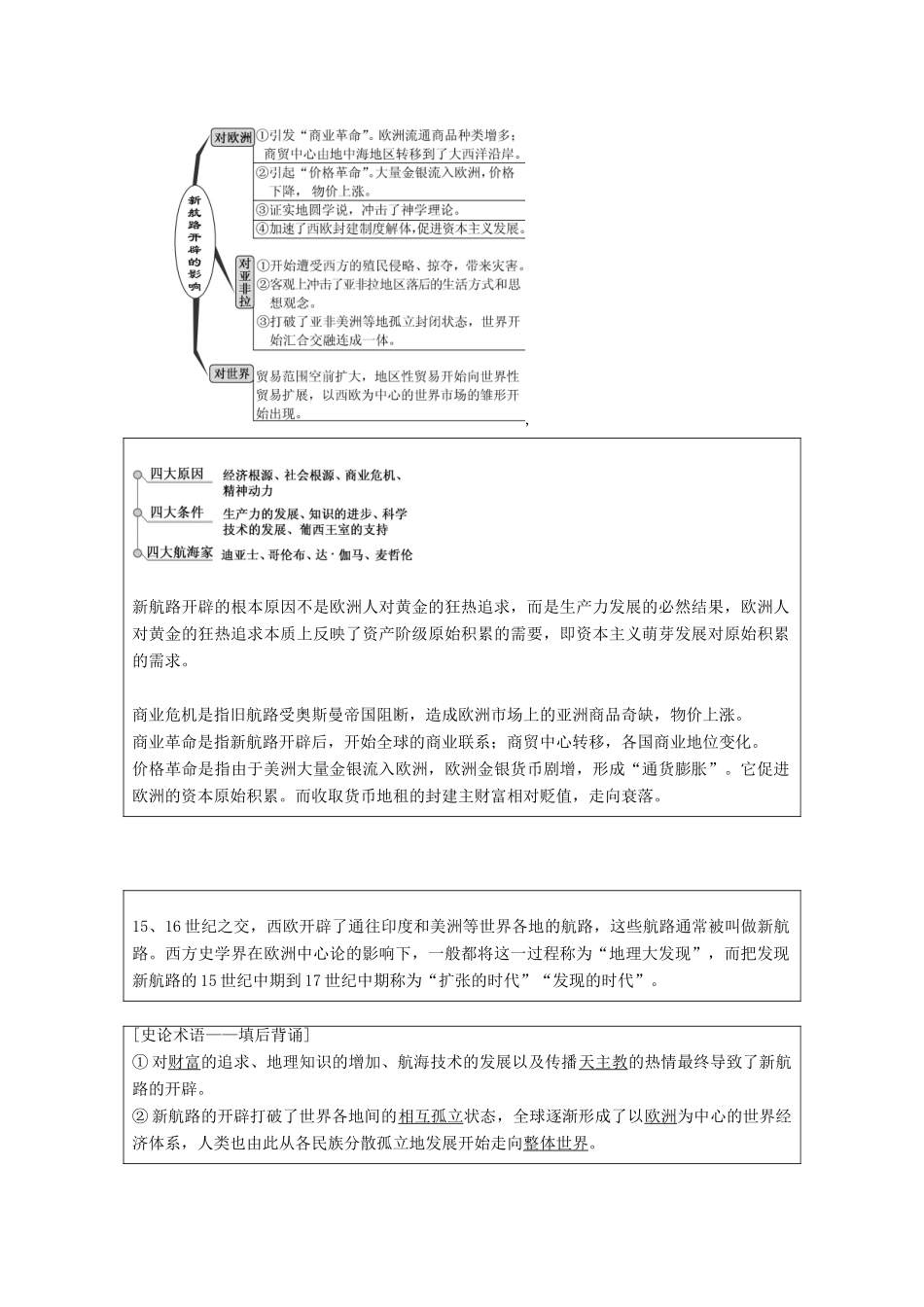 （江苏专用）版高考历史大一轮复习 模块二 第七单元 资本主义世界市场的形成和发展 第15讲 新航路的开辟、殖民扩张与世界市场的拓展教案（含解析）人民版-人民版高三全册历史教案_第2页