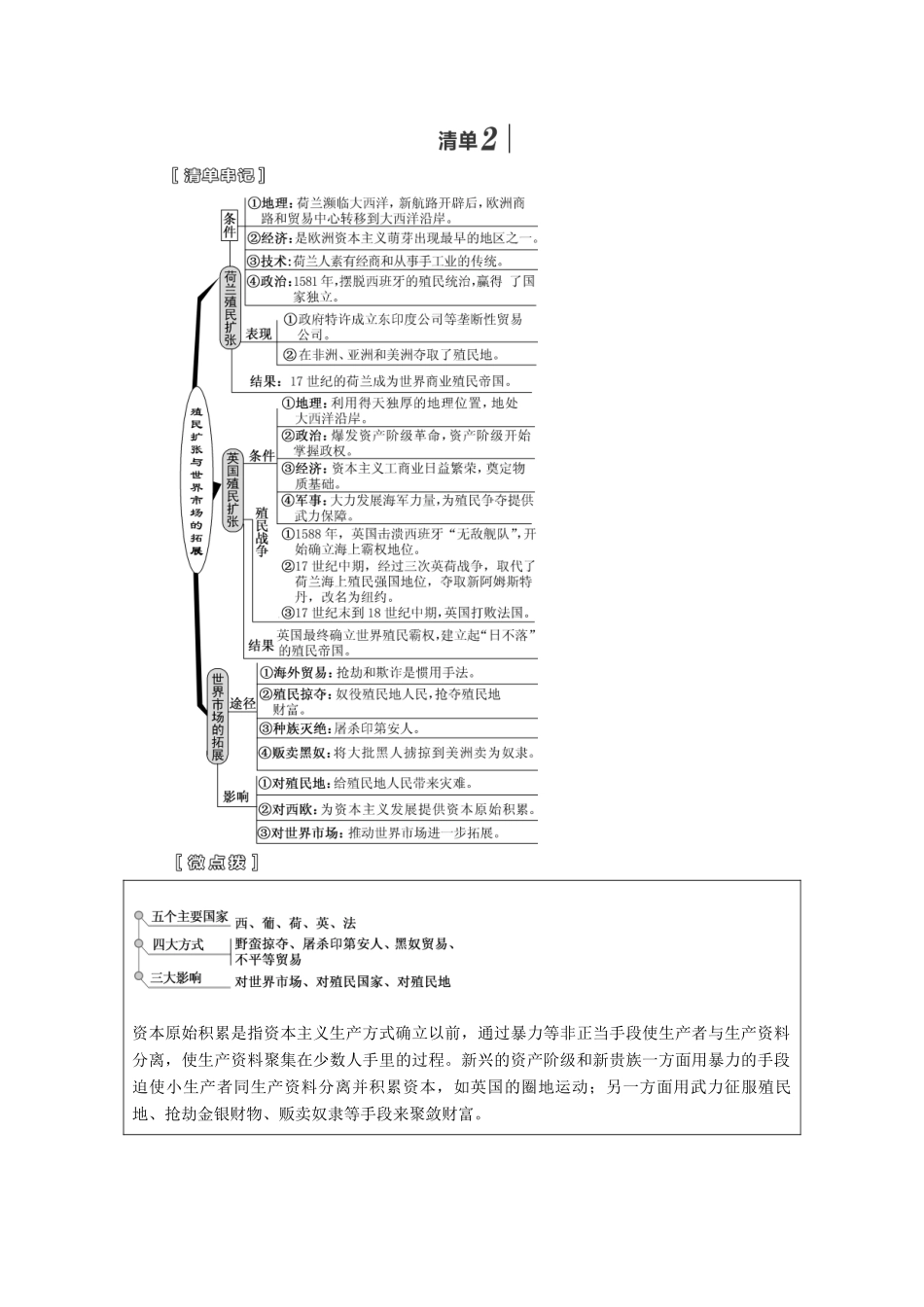 （江苏专用）版高考历史大一轮复习 模块二 第七单元 资本主义世界市场的形成和发展 第15讲 新航路的开辟、殖民扩张与世界市场的拓展教案（含解析）人民版-人民版高三全册历史教案_第3页