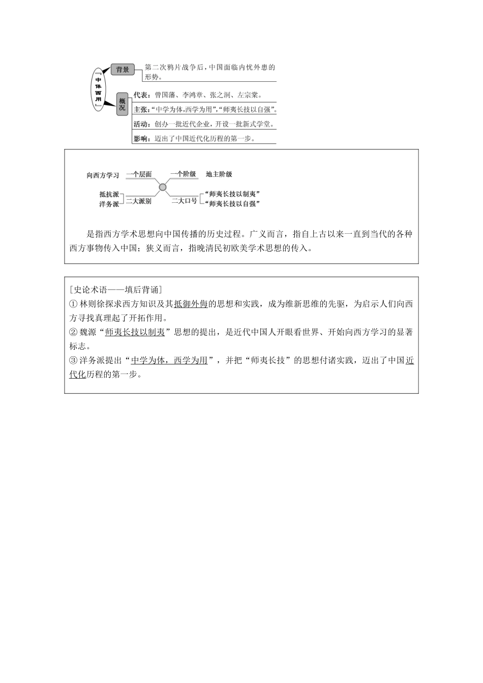 （江苏专用）版高考历史大一轮复习 模块三 第十三单元 近现代中国的思想解放潮流、理论成果 第28讲 近代中国的思想解放潮流教案（含解析）人民版-人民版高三全册历史教案_第2页