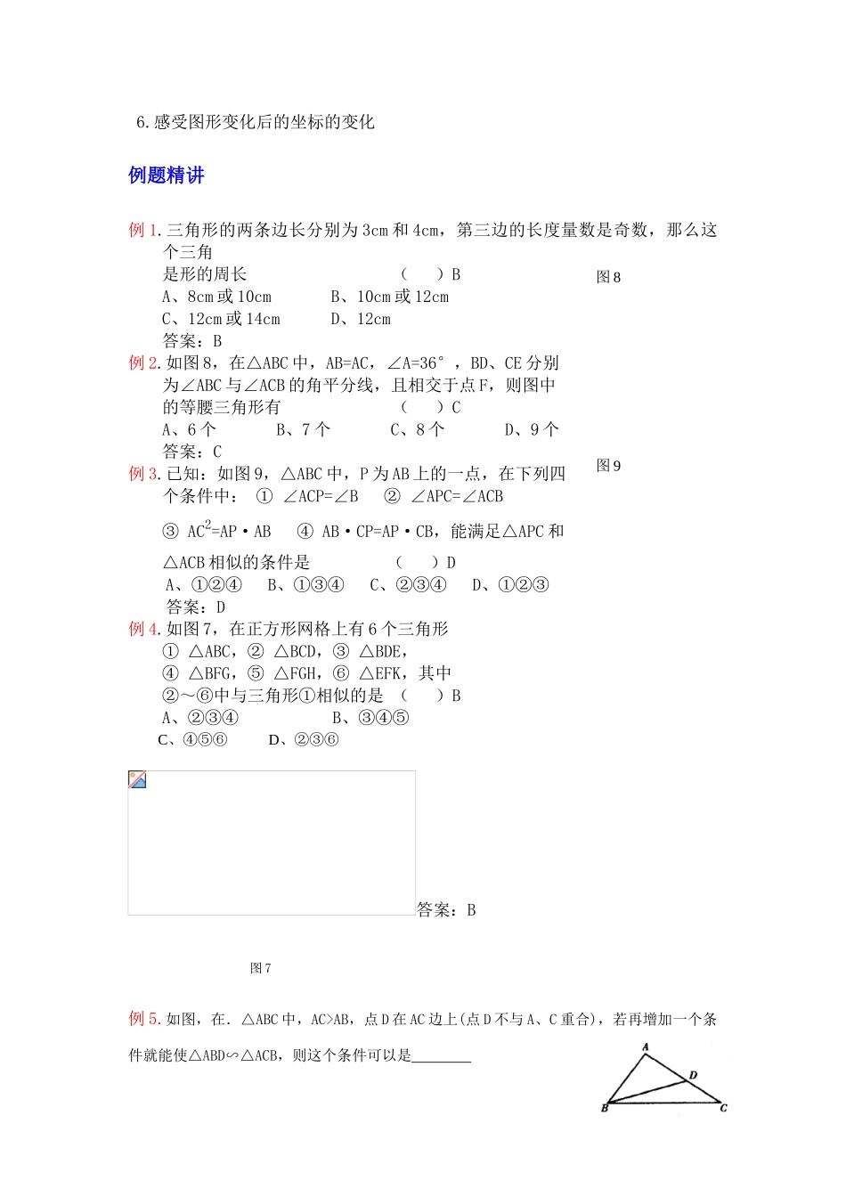 第十一章相似形与中考_第2页