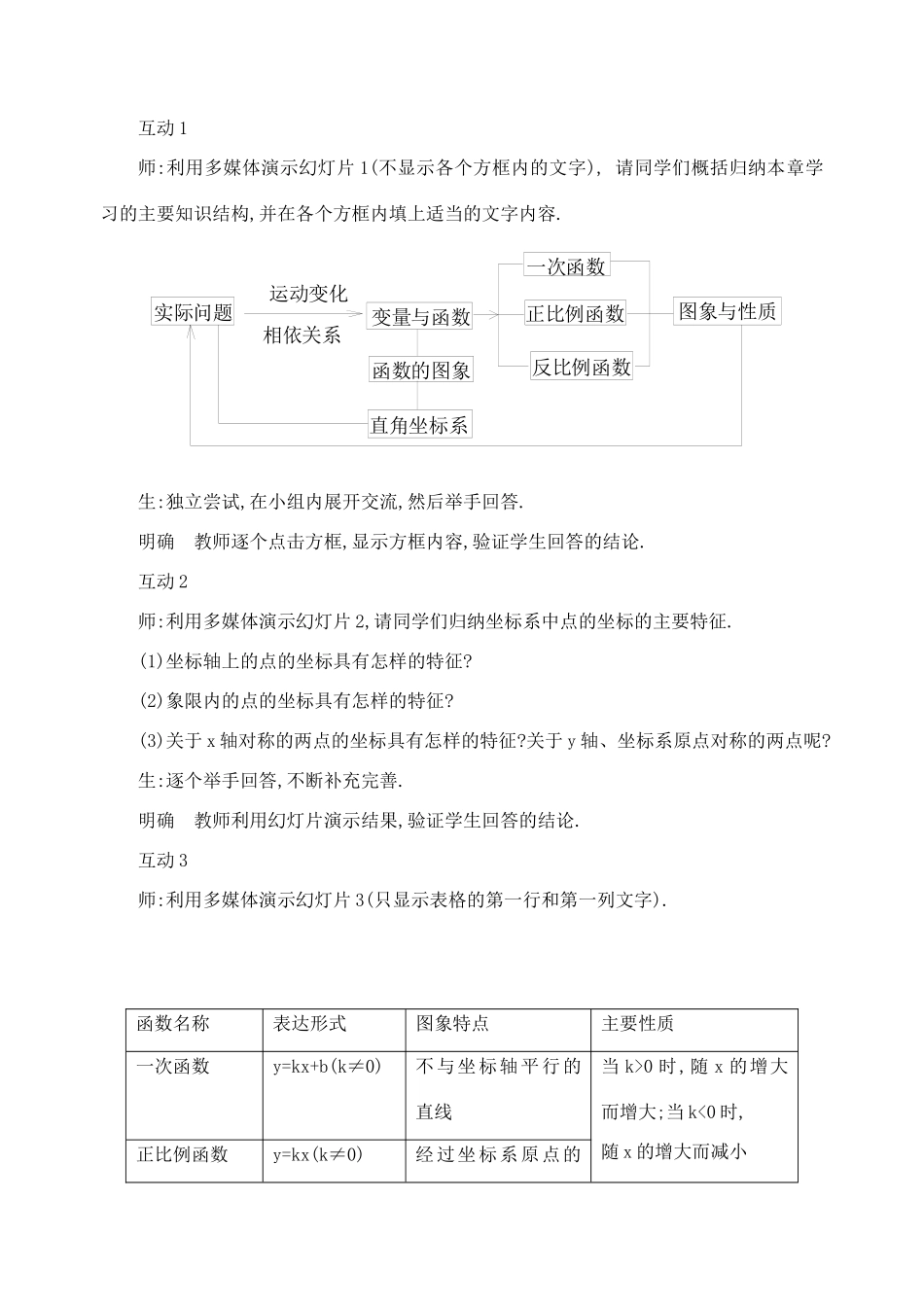 第18章 函数及其图象小结与复习(1)_第3页