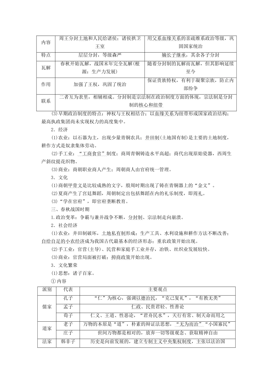 （新课标）高考历史总复习 01 通史串联全通关教案-人教版高三全册历史教案_第2页