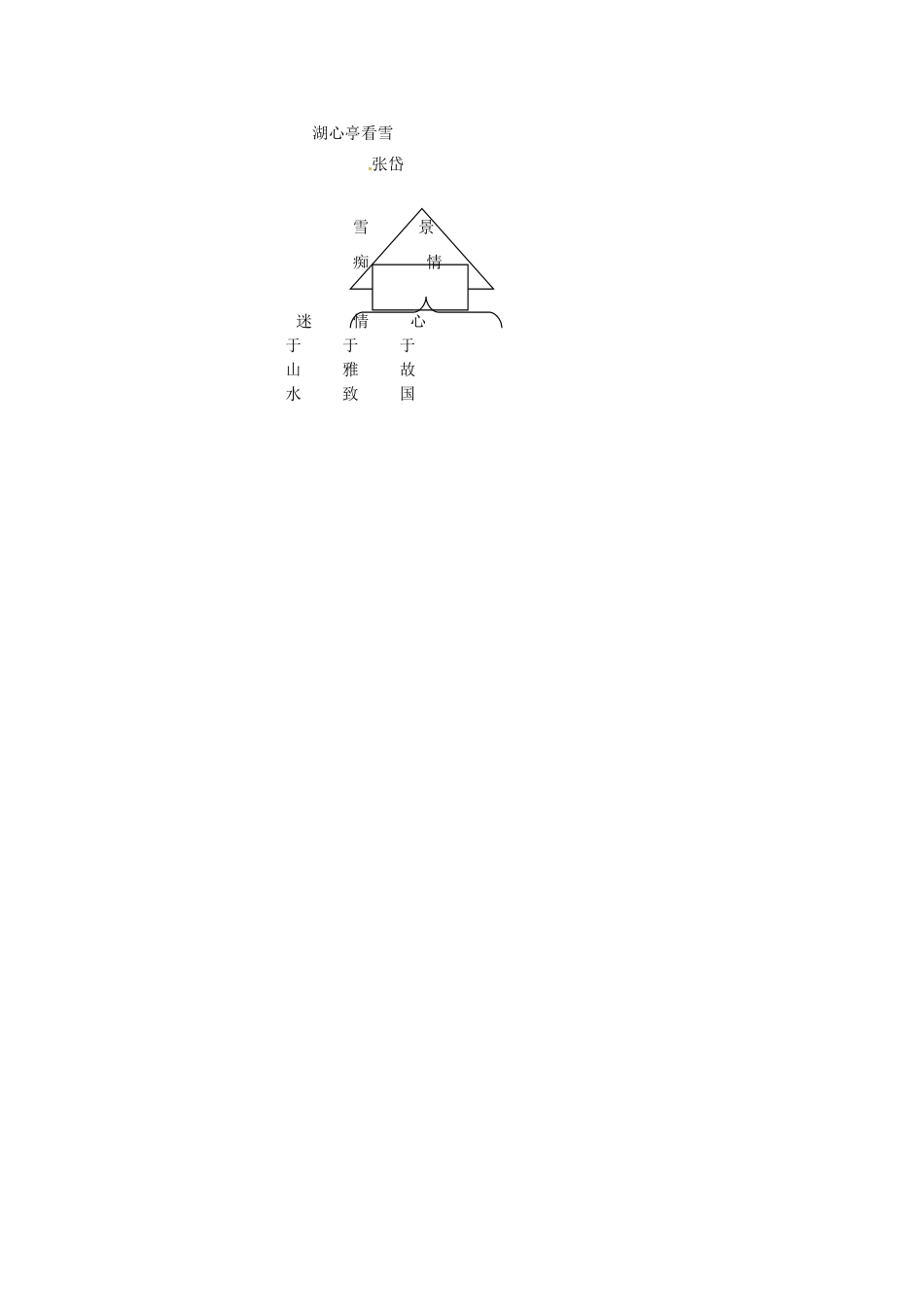 安徽省枞阳县钱桥初级中学八年级语文上册《湖心亭看雪》教学设计_第2页