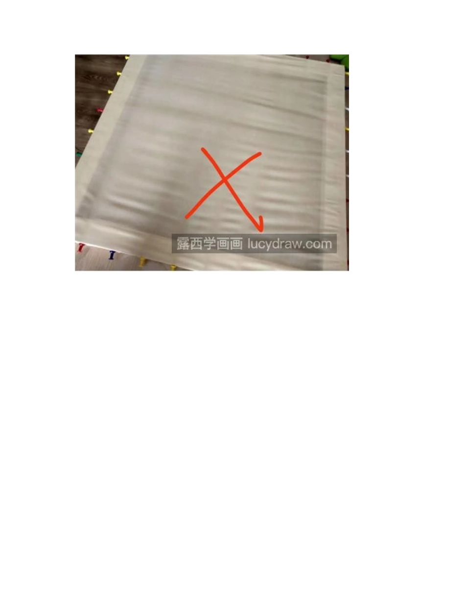 荷花的工笔画法是什么_绘画过程中如何绷框_工笔画教程_第2页