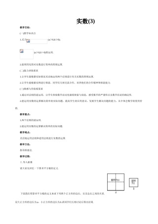 北师大版八年级数学实数(3)