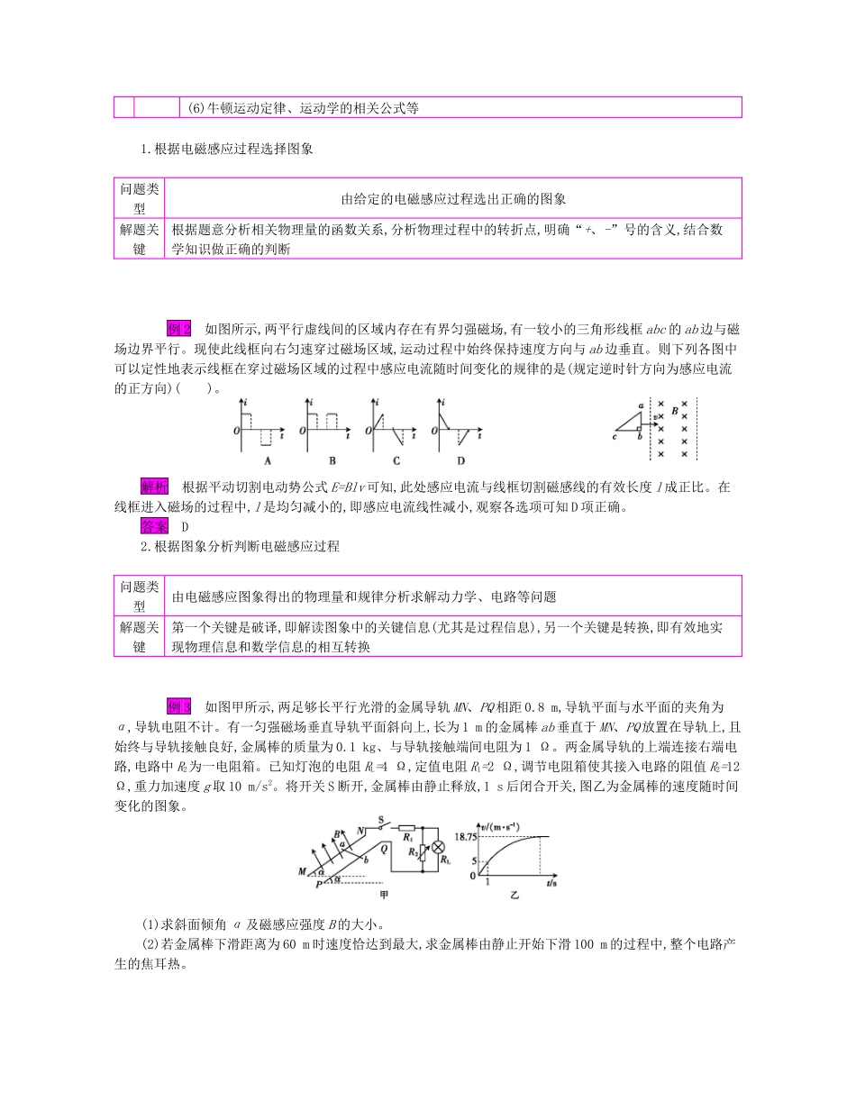 高考物理总复习 第十单元 电磁感应 微专题9 电磁感应中的电路和图象问题教师用书（含解析）新人教版-新人教版高三全册物理教案_第3页