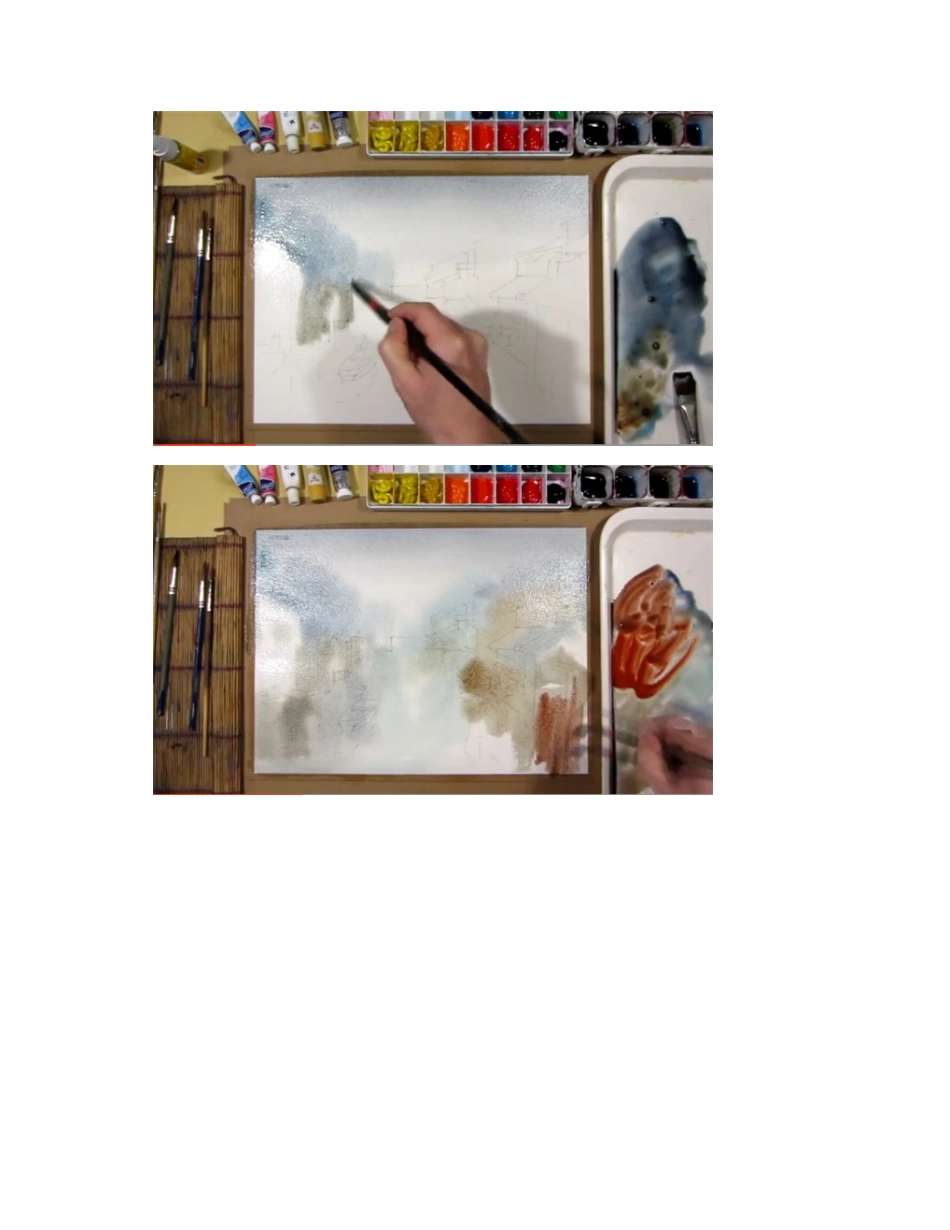 简单唯美的水彩画水彩画教程3_第2页