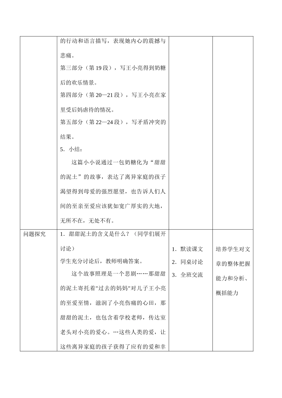 八年级语文苏教版上册 甜甜的泥土_第3页