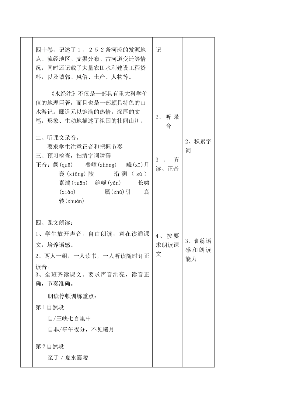 八年级语文人教版上册 三峡_第3页
