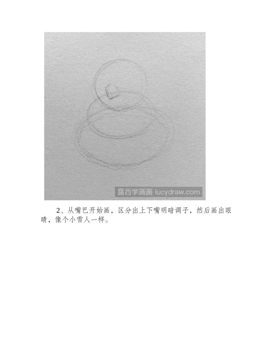 简单的素描小鸡怎么画_怎么用三个椭圆画出小鸡_素描教程1_第2页