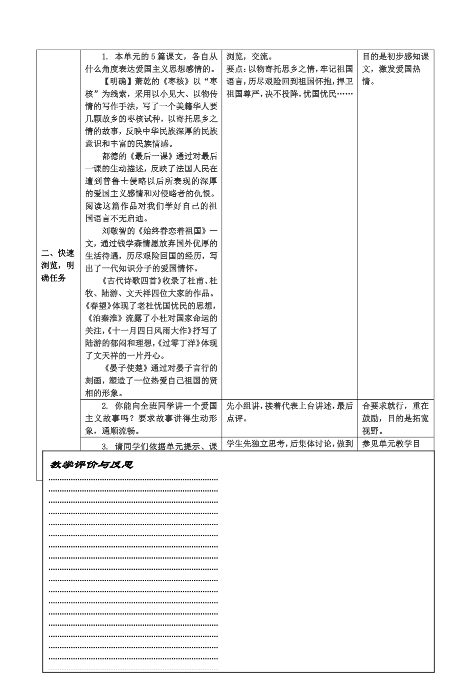 八年级语文上学科第二单元教学设计苏教版_第2页
