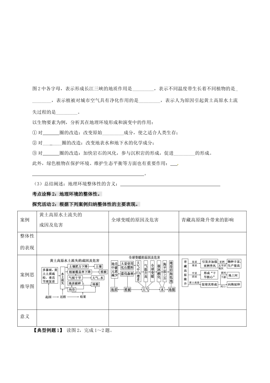 高考地理一轮复习 地理环境的整体性和差异性（第2课时）教案-人教版高三全册地理教案_第3页
