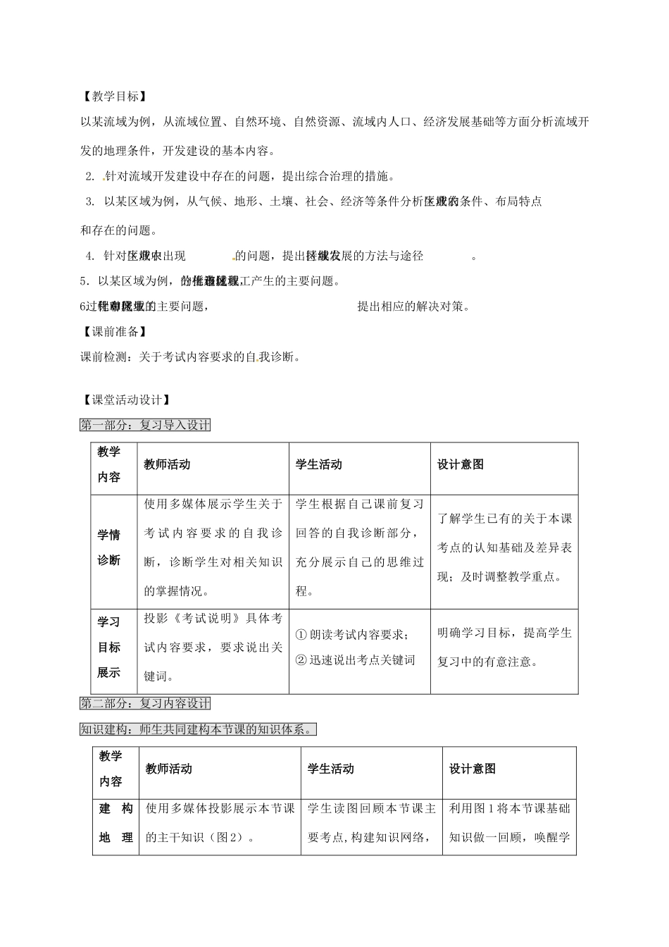 高考地理 专题九 区域可持续发展（第2课时）教案-人教版高三全册地理教案_第2页