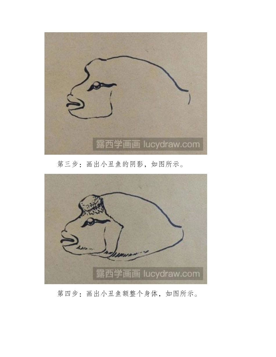 简笔画教程：小丑鱼怎么画简笔画教程_第2页