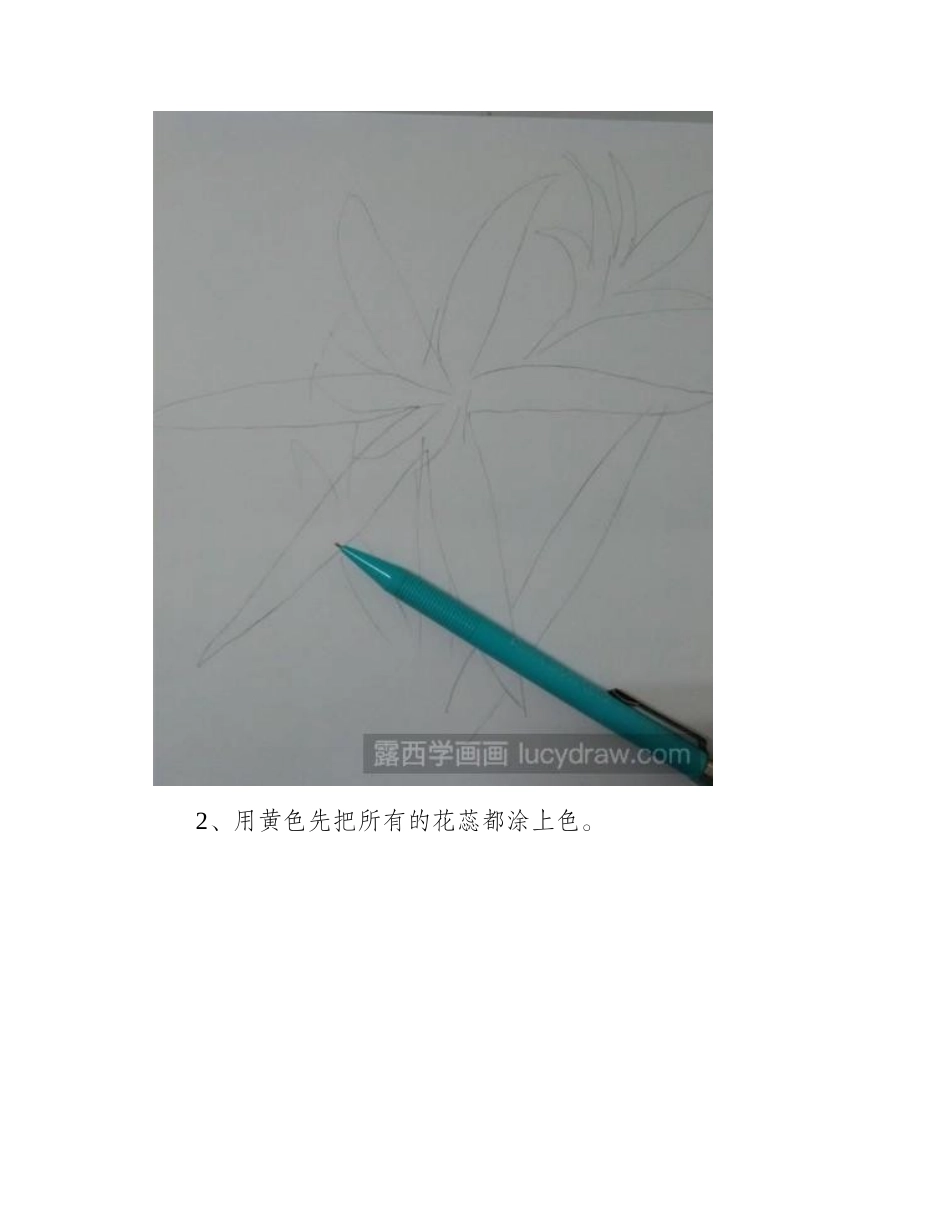 教你画桁子花简笔画教程_第2页