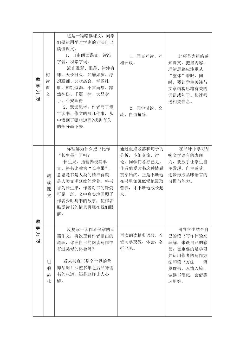 八年级语文上册 第16课《我的“长生果”》教案 鄂教版_第2页