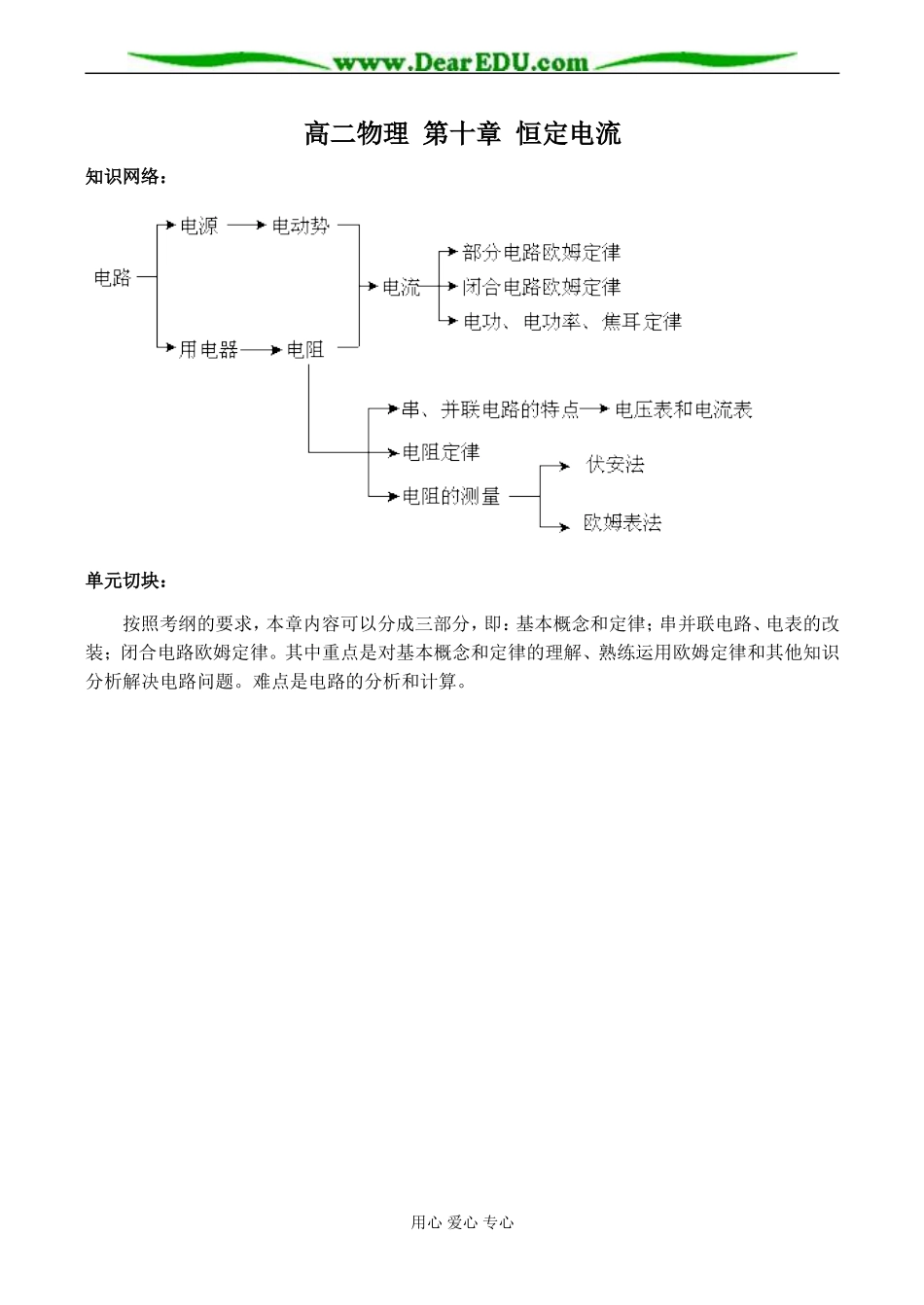 高二物理 第十章 恒定电流_第1页