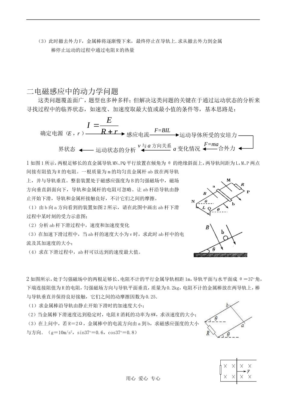 高二物理 电磁感应综合应用_第2页