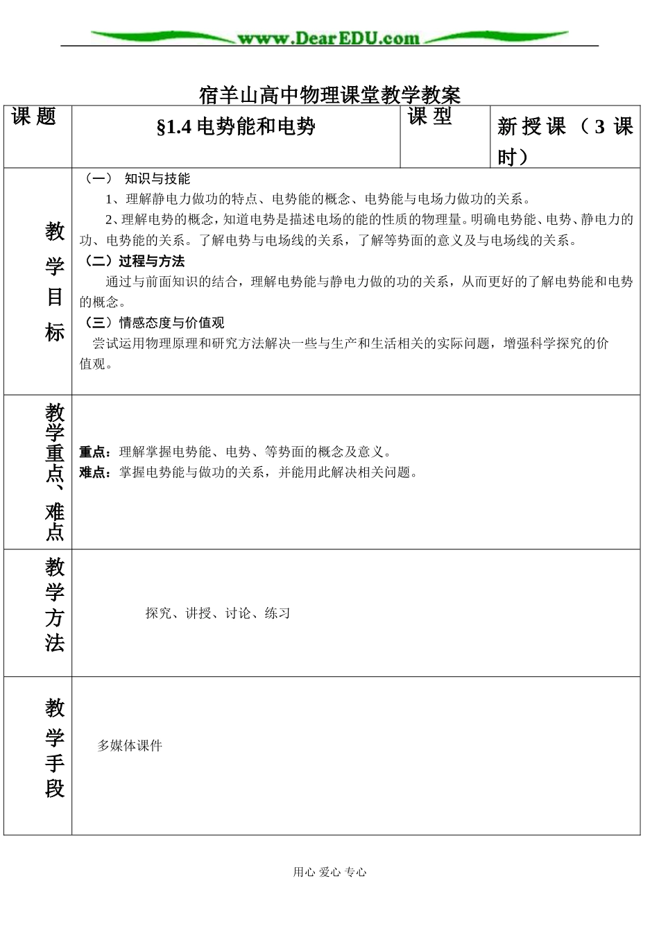 高二物理 电势能和电势_第1页