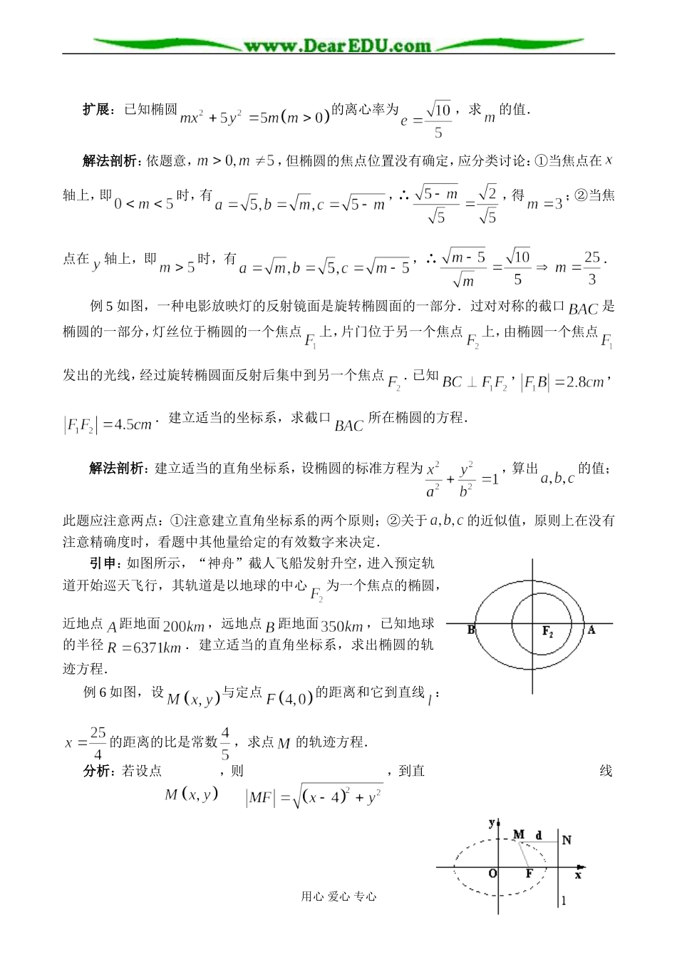 高二数学选修 椭圆的简单几何性质_第2页