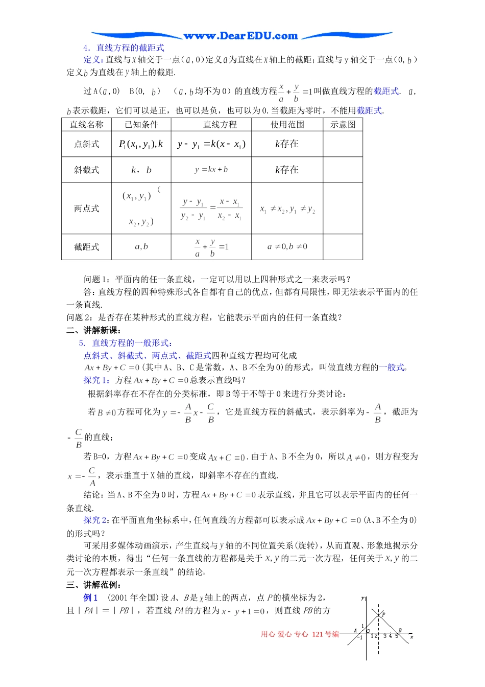 高二数学直线的方程(三)_第2页
