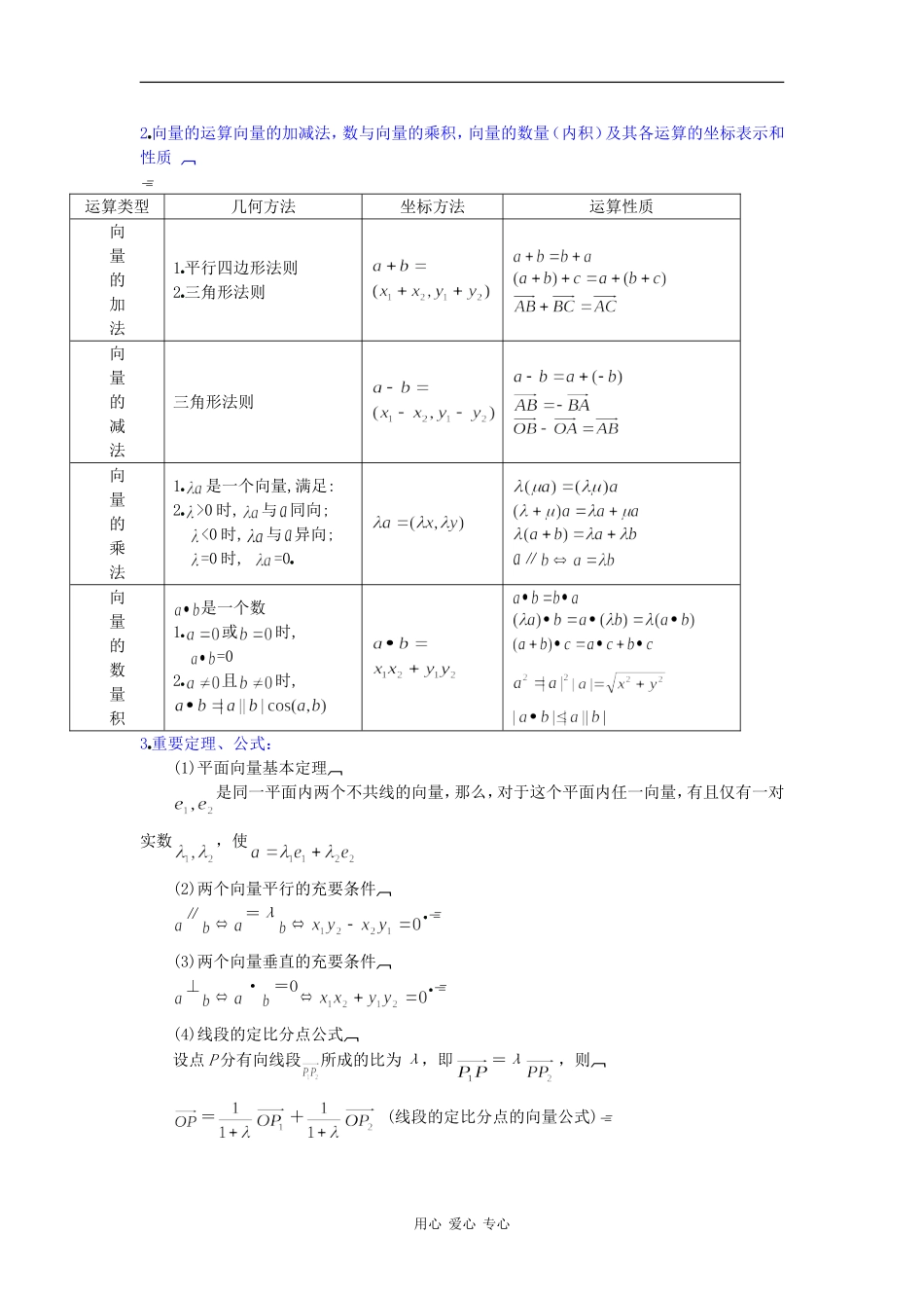 高二数学教案：9．5空间向量及其运算(一)_第2页