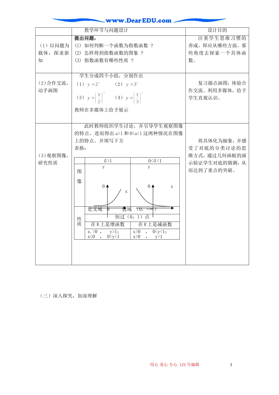 高二数学指数函数教案_第3页
