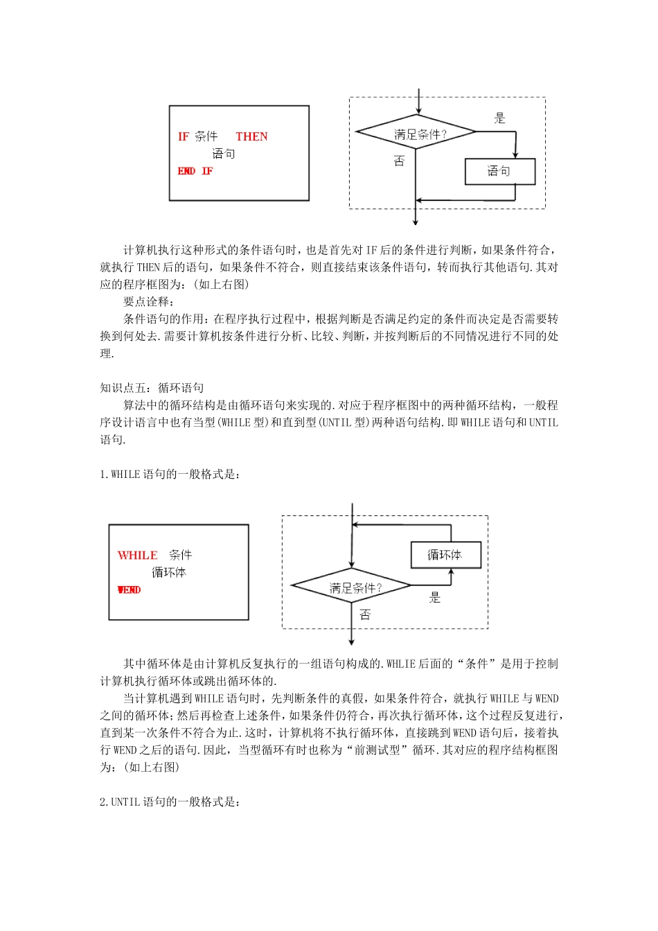 高二数学基本算法语句_第3页