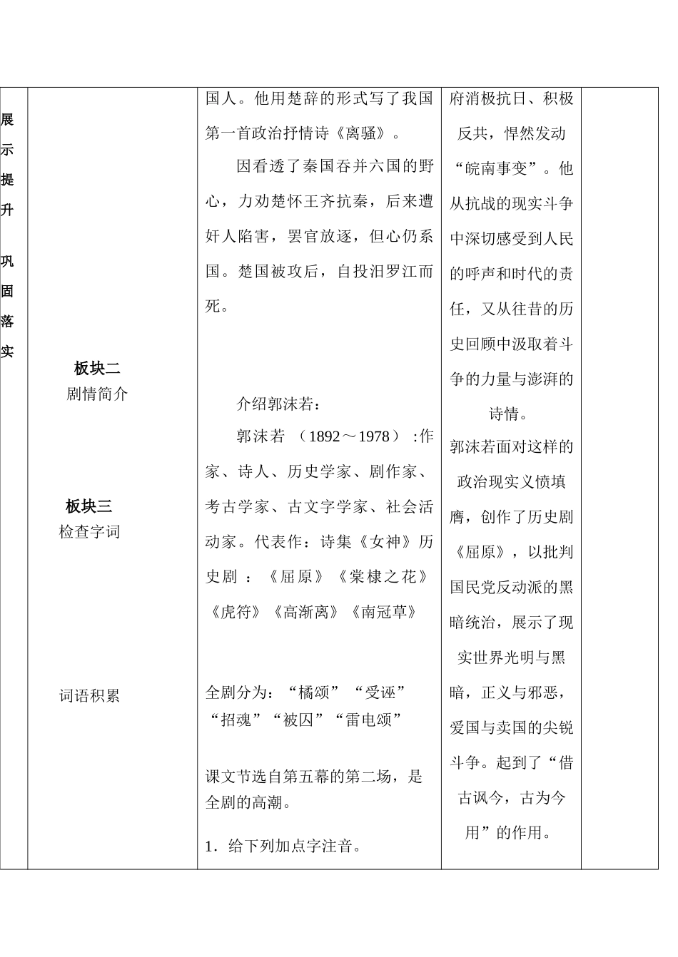 八年级语文 雷电颂1_第2页