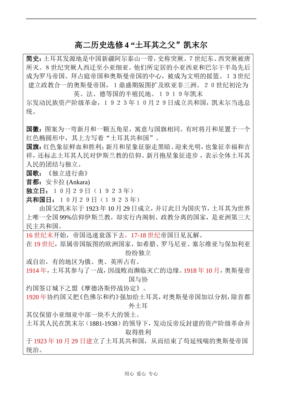 高二历史选修4 “土耳其之父”凯末尔_第1页