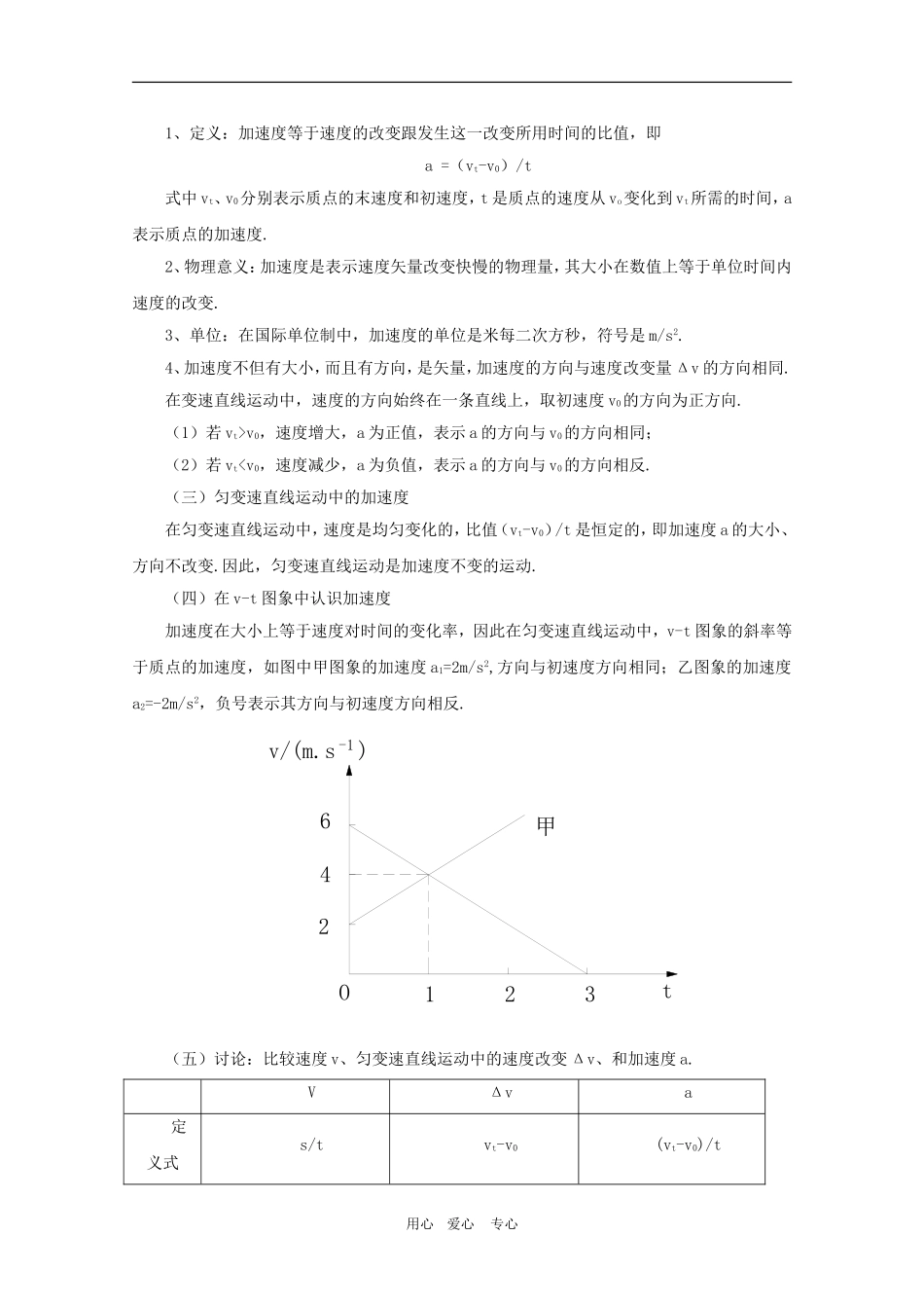 高三物理高考：1.5    速度改变快慢的描述  加速度教案_第2页