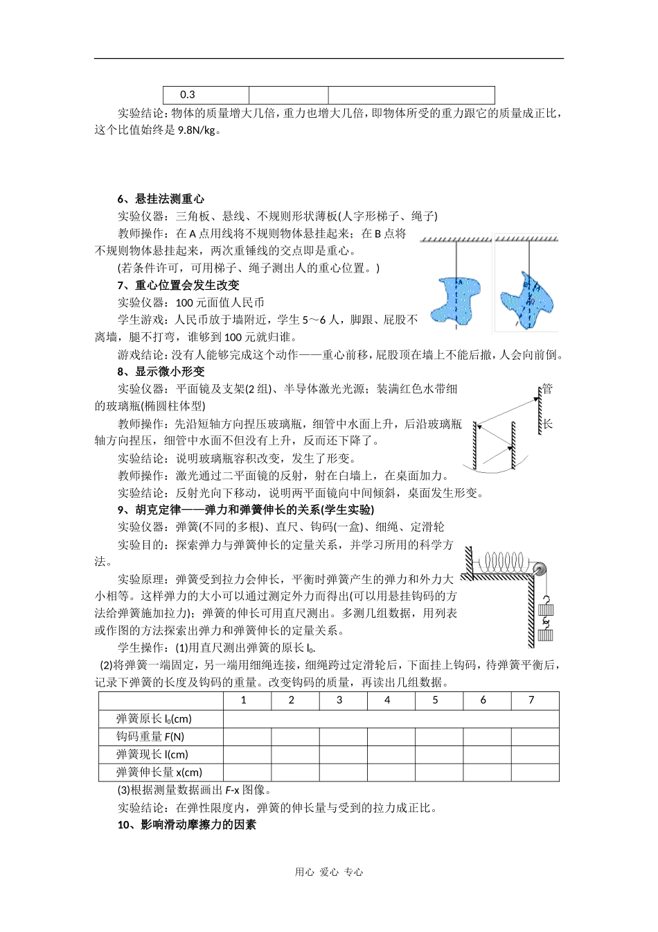 高三物理力学实验经典透析大全教案_第2页