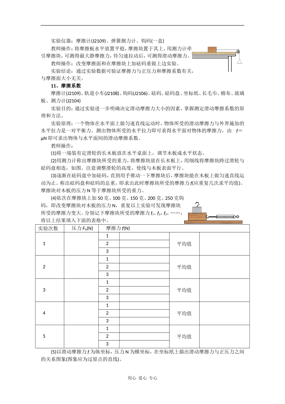 高三物理力学实验经典透析大全教案_第3页