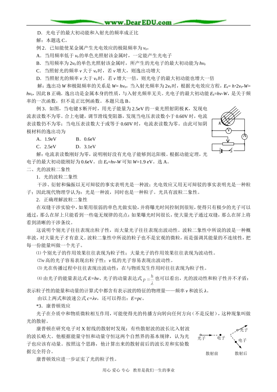 高三物理 第二十一章 量子论初步_第2页