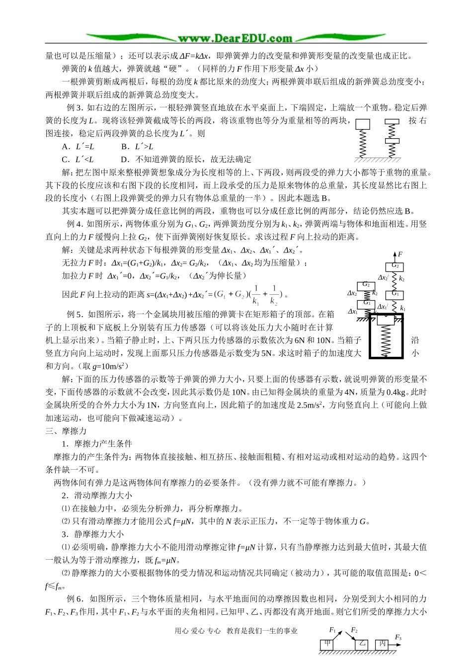 高三物理 第一章 力 物体的平衡_第2页