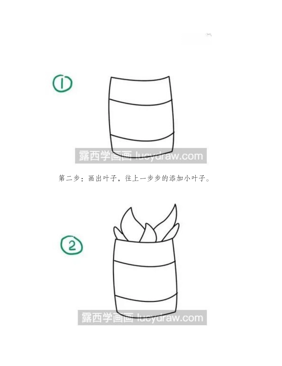 简笔画教程：教你画多肉简笔画教程_第2页
